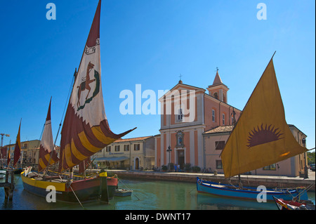 Museo della Marineria museo marittimo, Cesenatico, Mare Adriatico, regione Emilia Romagna, Italia Foto Stock