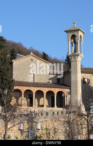 Chiesa di San Quirino nella Repubblica di San Marino Foto Stock