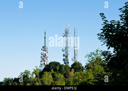 Telefono cellulare antenna Foto Stock