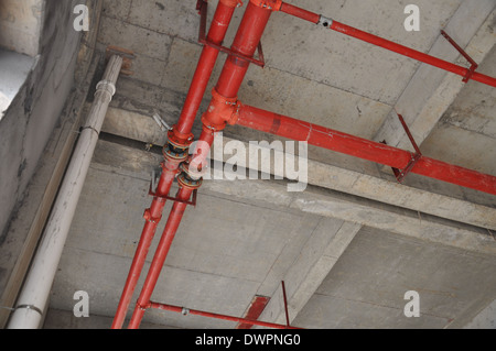 La pipeline in sito in costruzione Foto Stock