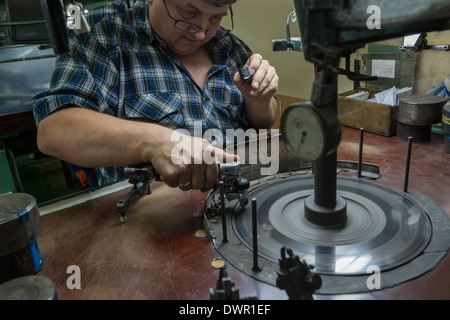 Yakutian Dimond taglio. Barnaul Altai krai Russia Siberia Asia Foto Stock