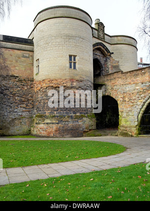 Nottingham Castle England Regno Unito Foto Stock