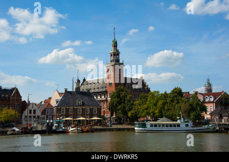 Alte Waage e il Municipio, Leer Foto Stock