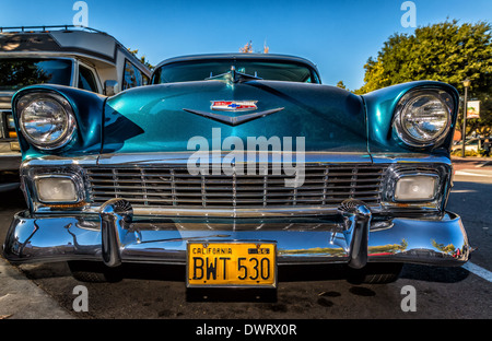 Chevrolet, auto d'epoca degli anni cinquanta, Santa Barbara, California, Stati Uniti d'America Foto Stock