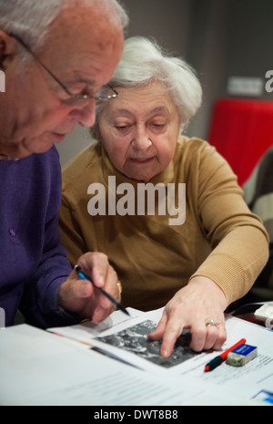 Malattia di Alzheimer workshop Foto Stock