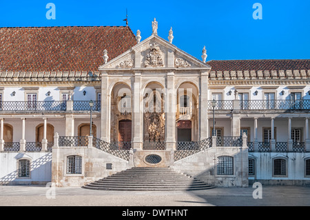 Facoltà di Giurisprudenza, Università di Coimbra, Beira Provincia, Portogallo, Patrimonio Mondiale dell Unesco Foto Stock