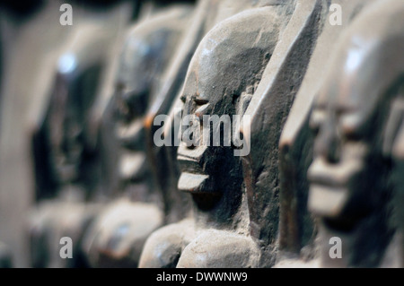 Scultura in legno, Bamako, in Mali Foto Stock