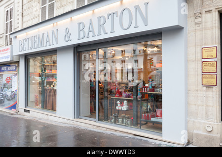 Betjeman e Barton negozio di tè, Boulevard des Filles du Calvaire, Parigi, Francia Foto Stock