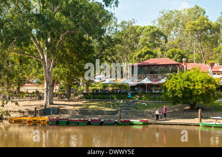 Studley Park Boathouse, Kew, Melbourne, Victoria, Australia Foto Stock