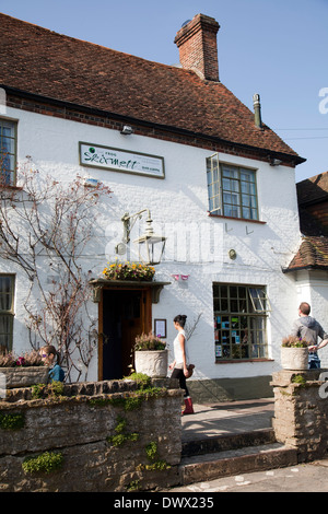 La rana pub e ristorante in Skirmett nel Buckinghamshire - REGNO UNITO Foto Stock