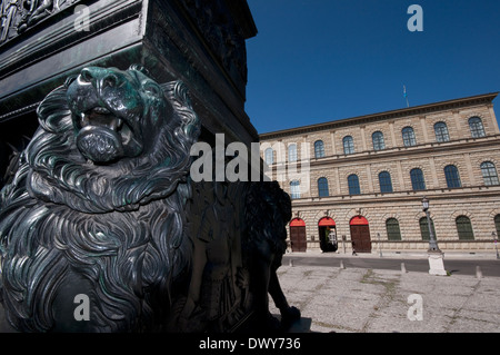 In Germania, in Baviera, Monaco di Baviera, Max Joseph Platz, Residenz Il Palazzo Reale e il museo Foto Stock