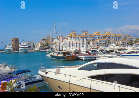 Porto turistico di Puerto Banus, Marbella Foto Stock