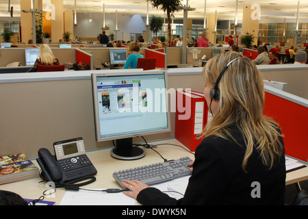 Fonte di comunicazione centro Berlino Foto Stock