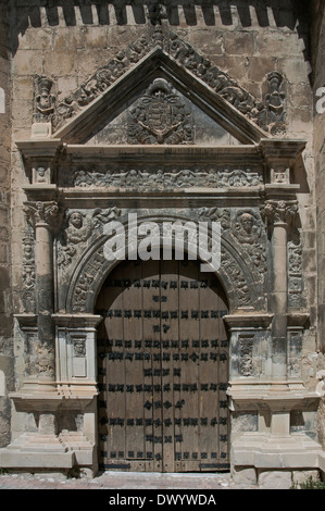 Chiesa parrocchiale -16secolo-, 'Puerta del Sol' (Sun Gate), Castril, Granada-provincia, regione dell'Andalusia, Spagna, Europa Foto Stock