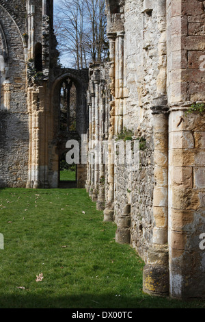 Netley Abbey resti in primavera Foto Stock