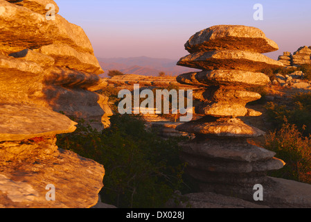 Torcal de Antequera, Malaga Foto Stock