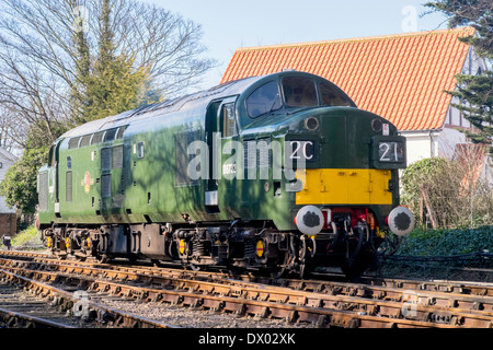 D6732 inglese di tipo elettrico3. Diesel è visto a Sheringham. Foto Stock