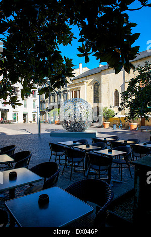 Sfera artistica a Bordeaux, Francia Foto Stock