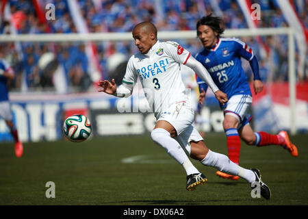 NHK molla Mitsuzawa Football Stadium, Kanagawa, Giappone. Xv Mar, 2014. Alex (Vortis), 15 marzo 2014 - Calcetto : 2014 J.League Division 1, tra Yokohama f Marinos 3-0 Tokushima Vortis a molla NHK Mitsuzawa Football Stadium, Kanagawa, Giappone. Credito: Jun Tsukida AFLO/sport/Alamy Live News Foto Stock