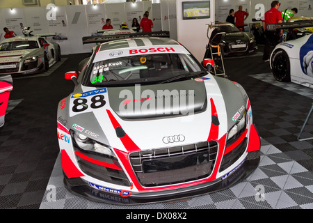 Audi LMS Cup 2013 Pit Work Shop Foto Stock