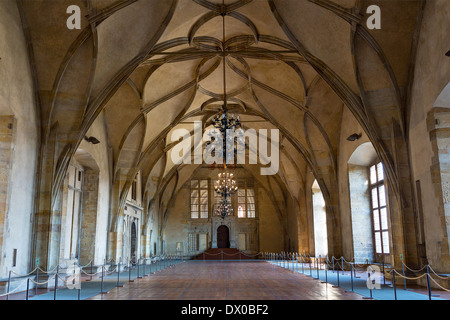 Salone di Vladislav del Castello di Praga. Praga, Repubblica Ceca Foto Stock