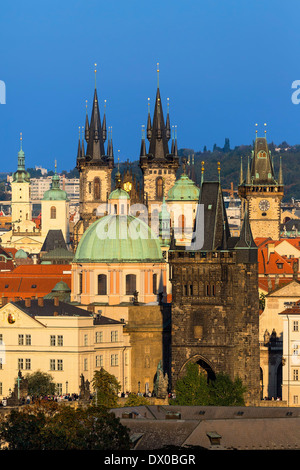 Praga, skyline della città vecchia