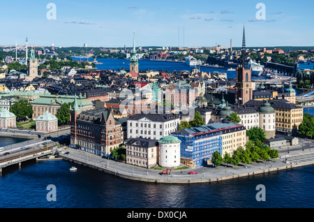 Gamla Stan a Stoccolma, Svezia Foto Stock
