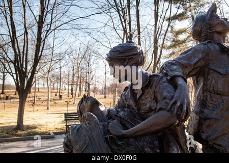 Delle donne del Vietnam Memorial Washington DC Foto Stock