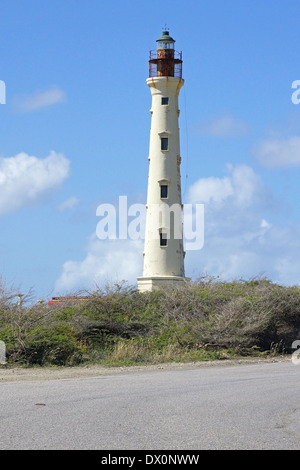 Faro California, un punto di riferimento di Aruba, Isole ABC Foto Stock