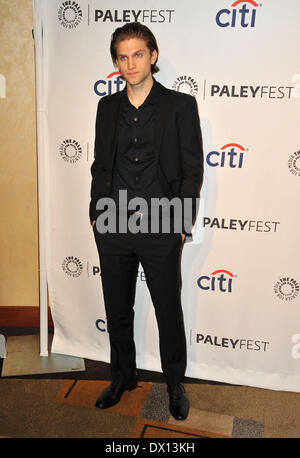 Los Angeles, California, USA. 16 Mar, 2014. Keegan Allen frequentando il Paley Centre for Media 31 PaleyFest annuale presenta: ''è un piccolo grazioso bugiardi" tenutosi presso il Teatro Dolby in Hollywood, la California il 16 marzo 2014. 2014 Credit: D. lunga/Globe foto/ZUMAPRESS.com/Alamy Live News Foto Stock
