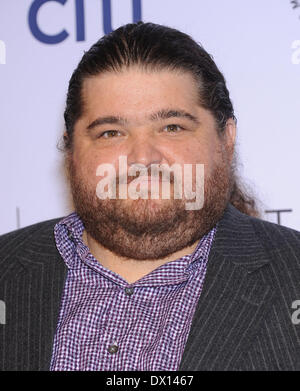 Hollywood, California, USA. 16 Mar, 2014. Jorge Garcia arriva per il Paley Fest 2014: persa in Dolby theater. Credito: Lisa O'Connor/ZUMAPRESS.com/Alamy Live News Foto Stock