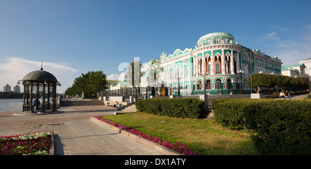 Il centro storico della città di Ekaterinburg, Russia Foto Stock