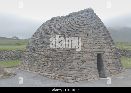 Il famoso VIII secolo la chiesa o oratorio a Dingle, Irlanda Foto Stock