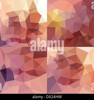 Sfondo poligonale. Foto Stock