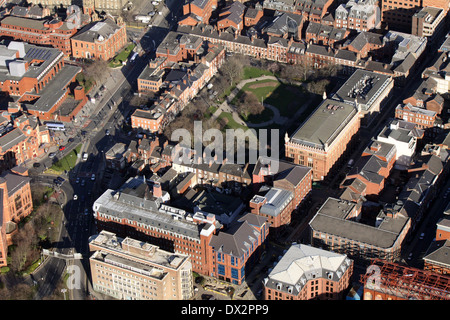 Vista aerea del Park Square a Leeds Foto Stock