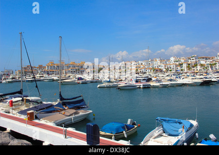 Porto turistico di Puerto Banus, Marbella Foto Stock