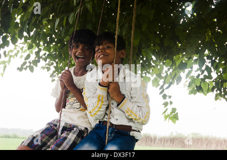 Rurale indiano appeso per bambini Foto Stock