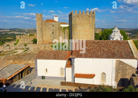 Castello di Obidos Foto Stock