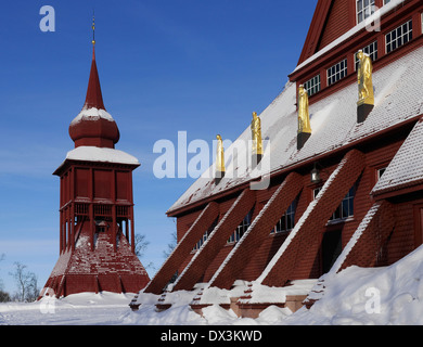 Chiesa di Kiruna, Norrbottens län, lappland, Svezia Foto Stock