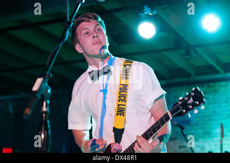 Emily's Army eseguire a Yahoo! Vetrina musicale durante SXSW 2014 il 14 marzo 2014. Foto Stock