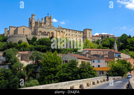 St Nazaire cattedrale, Beziers Foto Stock