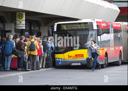 L'aeroporto di Berlino Tegel Foto Stock