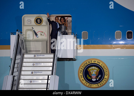 Obama a Berlino Foto Stock