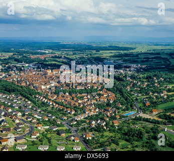 Antenna della città Wissembourg Alsace Francia Foto Stock