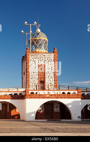 Faro de la Entallada faro di Punta de la Entallada, Fuerteventura, Isole Canarie, Spagna Foto Stock