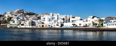 Città di Las Playitas, Fuerteventura, Isole Canarie, Spagna Foto Stock