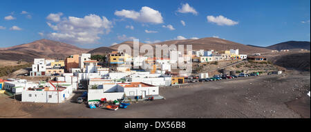 Città di Ajuy, Fuerteventura, Isole Canarie, Spagna Foto Stock