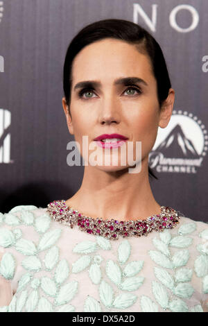 Madrid, Spagna. Il 17 marzo 2014. Noi attrice Jennifer Connelly comporta per i fotografi durante la Spagna Premiere del film ''Noè'' a Madrid, Spagna. Lunedì, 17 marzo 2014 Credit: Oscar Gonzalez/NurPhoto/ZUMAPRESS. com/Alamy Live News Foto Stock