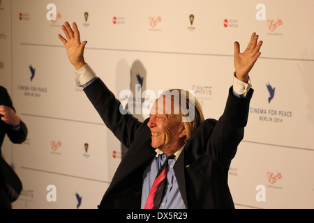 Rolf Eden - Cinema per la pace Gala 2014 al Konzerthaus am Gendarmenmarkt Berlin - 10 Febbraio 2014 Foto Stock