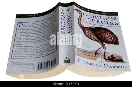 L'origine delle specie da Charles Darwin Foto Stock